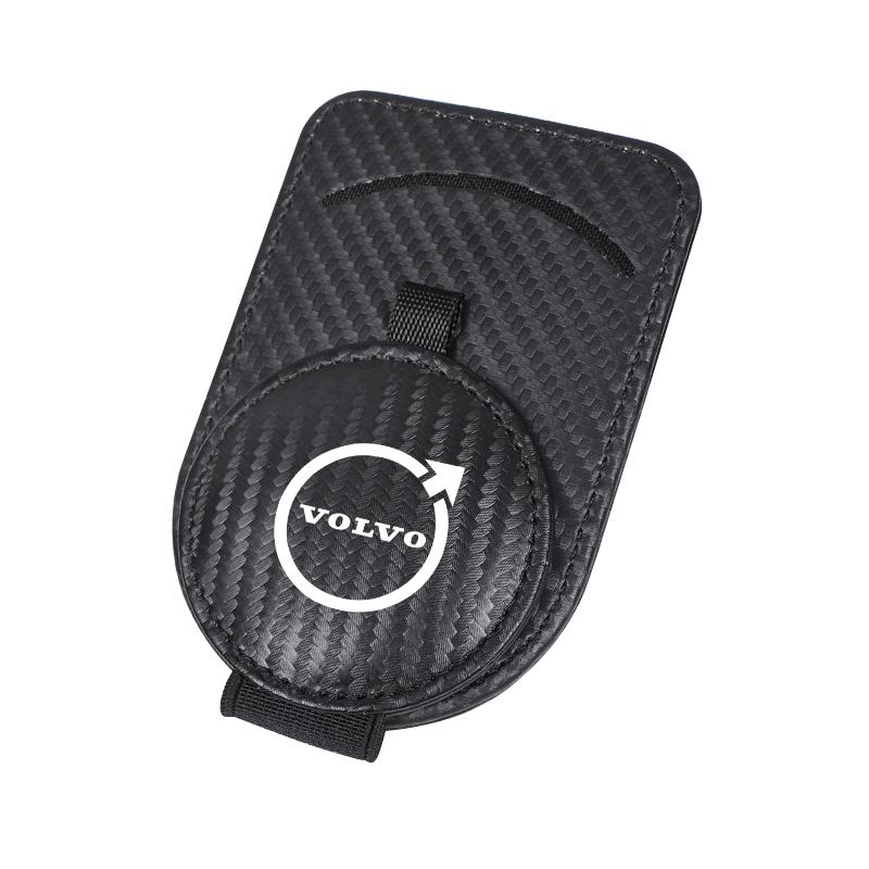 Auto Zonneklep Brilhouders Zonnebril Opberging Kaarthouder Voor Volvo ES90 EC40 EX40 EM90 XC90 V90 V60 XC60 V40 S80 S60 S90 C40 XC