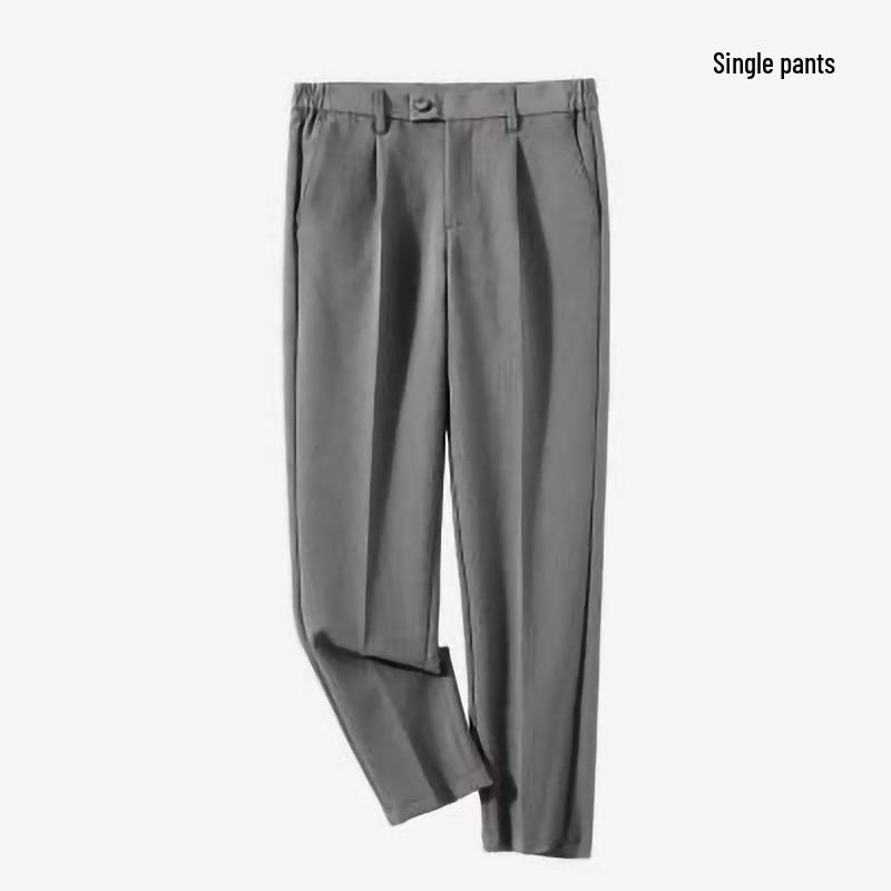 Stilvolle Herren-Freizeitanzüge: Koreanische Business-Anzüge und Hosen-Set für Frühling, Sommer und Herbst