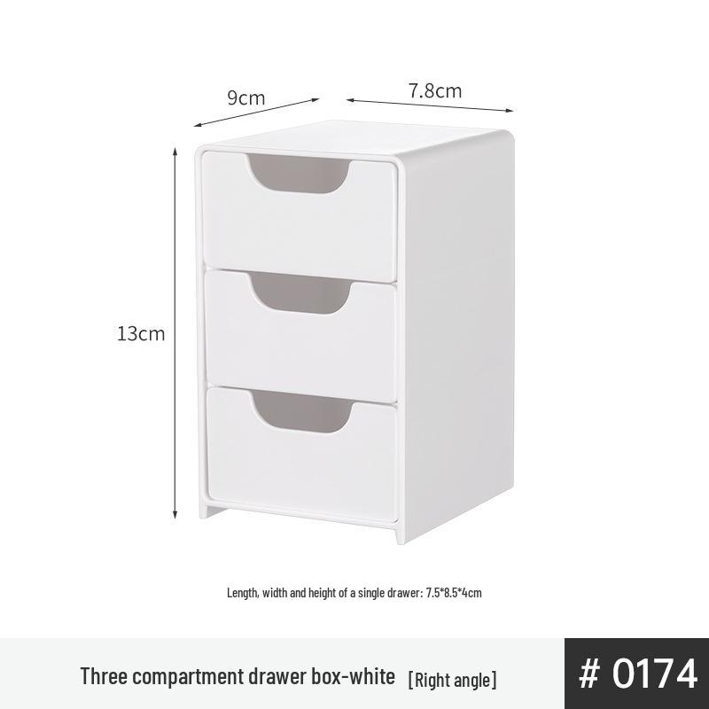 Armoire Miroir de Salle de Bain en Acrylique & Support de Rangement pour Cosmétiques