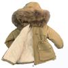 Girls Winter Windproof Warm Jackets Solid Zipper Hooded Snow Outdoor Children Coat Polyester Long Sleeve Kid Outerwear
