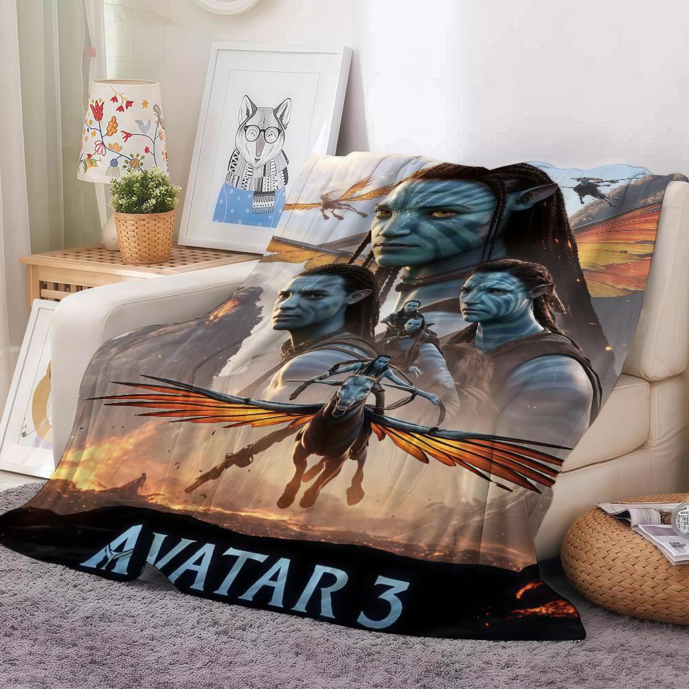 Fantasy-Film A-avatarS Decke für Sofa Büro Bett Flugzeug Reisen Schlafen Lesen Entspannen Camping Weich und Warm