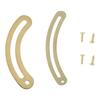 10Pcs Antique Lid Support Hinges Gold Stays Hardware Support Positioning Furniture Door Kitchen Cupboard Box Decor With Screws