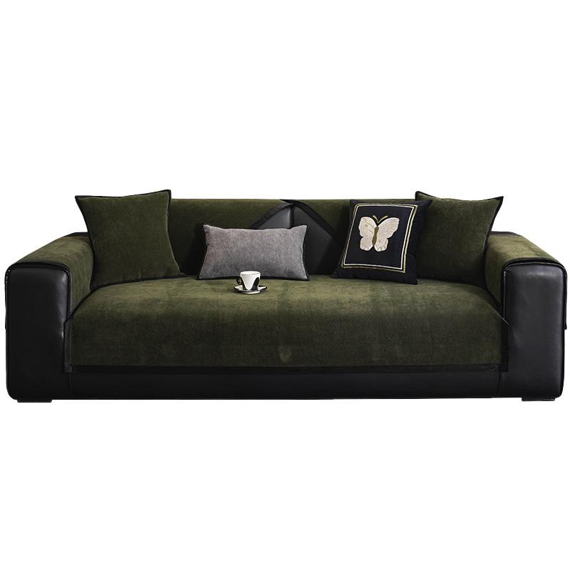 Solid Color Spandex Sofa Towel Dust-Proof For Armchair Stay In Place Sofa Slipcovers Couch Cap Furniture Case L Shape