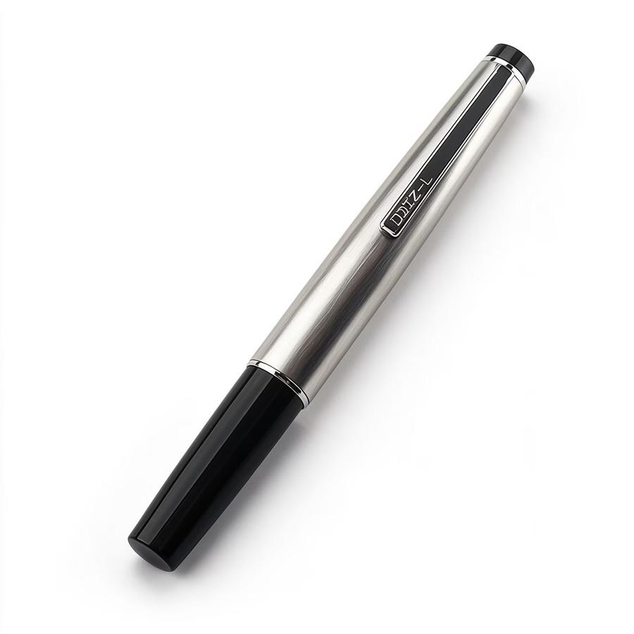 Jinhao 59 Fountain Pen Champagne Gold Metal Cap Dark Red Business Writing Office School Ink Pen