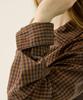 OATMEAL CAFE Premium Compact Check Shirt - Yellow