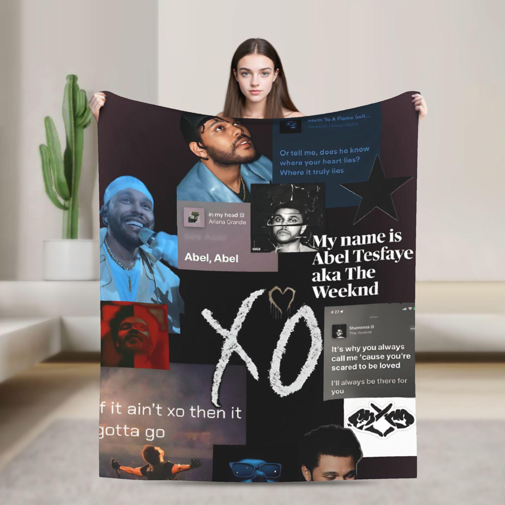 

The Weeknds Super Soft Blankets Boy Girl Plush Bedding Throws Aesthetic Outdoor Flannel Bedspread Sofa Bed Cover 75x90cm