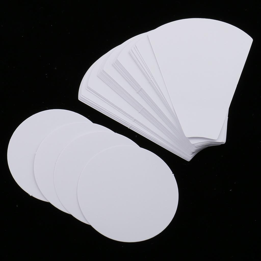 100 Piece Flower Shape Paper Quilting Templates Patchwork Template for Sewing Craft - 56mm