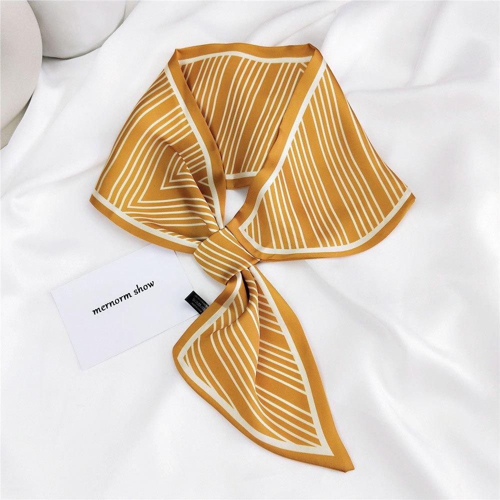 Nové šatky Hodvábne šatky Dámska jarná a jesenná sezóna Dlhé dekoratívne profesionálne šatky Letné tenké štýly spárované s košeľami Štýlové