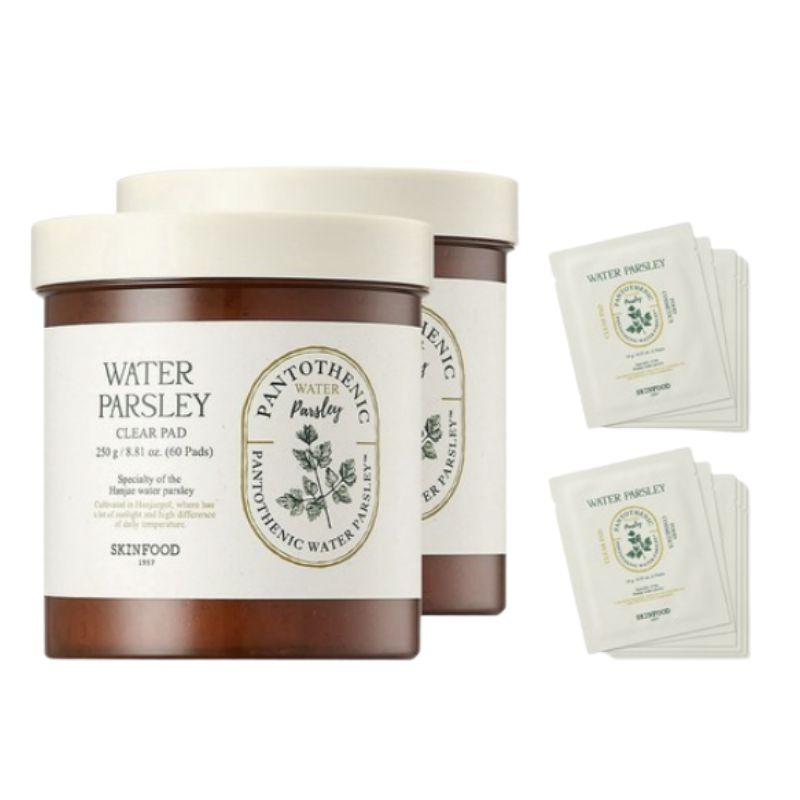 Skinfood Pantothenic Water Parsley Clear Pads Set 250g (60 Pads)
