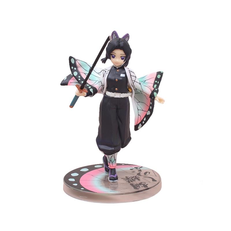 17.5cm Kochou Shinobu Demon Slayer Pvc Action Figure Collectible Cake Topper