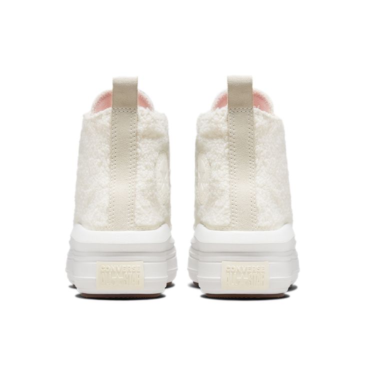 Converse Chuck Taylor All Star Move High Perfect Is Not Perfect - Egret Women Sneakers White Dusk-Pink Vintage-White 573074C
