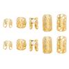 200Pcs Hair Dreadlocks Beads Flexible Alloy Exquisite Fashionable Hair Decorations Rings for Wedding Party