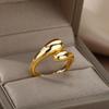 Stainless Steel Rings for Women 2026 Trend New Gold Color Ring Femme Wedding Couple Jewelry Free Shipping Item Anillos Mujer