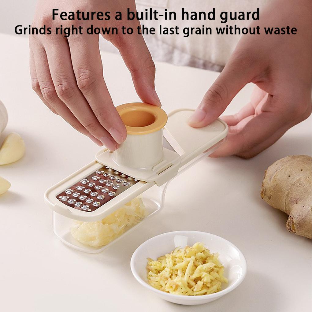 Multiple Functions In One Mini Garlic Slicer Slice Shred And Grind Effortlessly Mini Garlic Slicer Multi-Functional