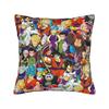 Dbz Vegeta Super Saiyan God Square Pillow Case Cushion Cover Awesome Zippered Decor Pillowcase For Home 45X45Cm