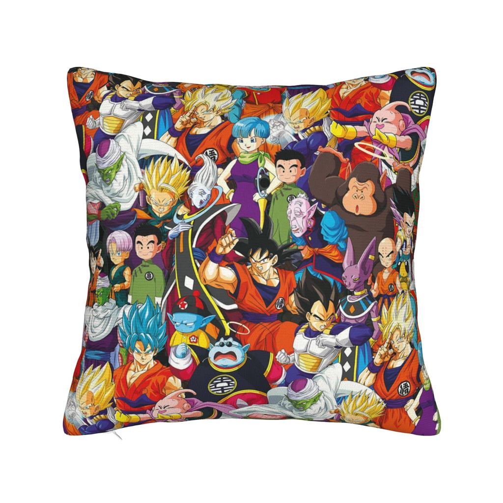 Dbz Vegeta Super Saiyan God Square Pillow Case Cushion Cover Awesome Zippered Decor Pillowcase For Home 45X45Cm