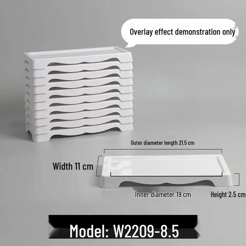 Nordic Melamine Divided Serving Platter