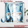 2pcs,Curtains Cute Gnomes Snowy Season (3) Chic Curtain Chic Prints Light Filtering Curtains Outdoor Decorations Ldeal for