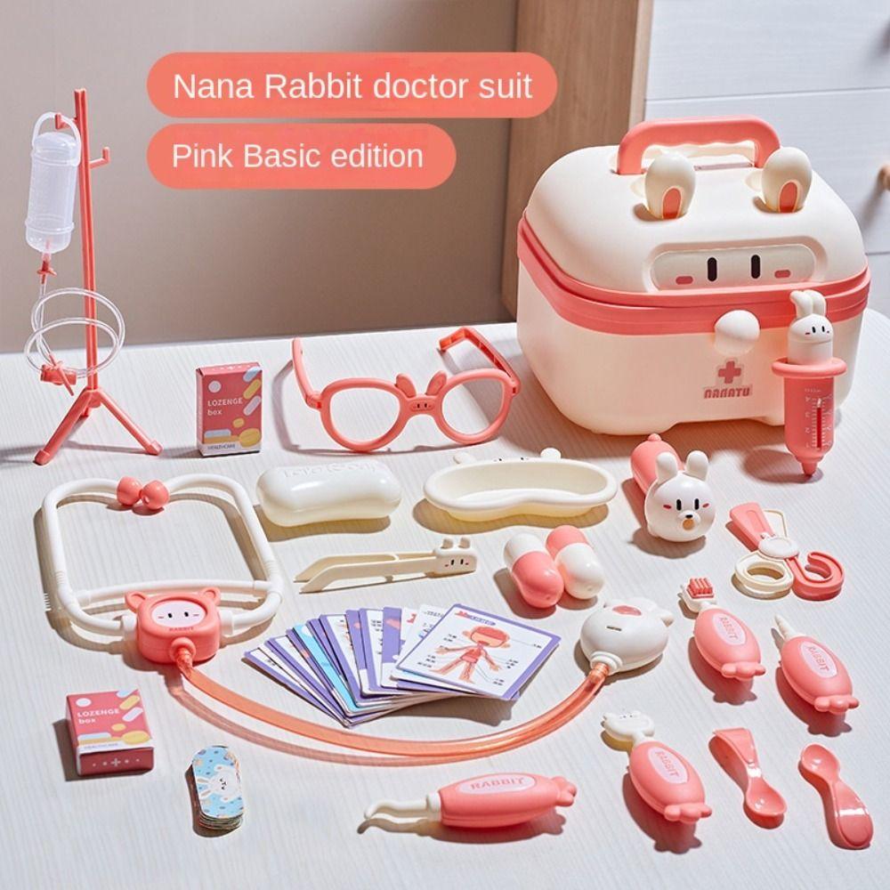 

Simulation Dentist Box Kid Stethoscope Doctor Set Nurse Tools Bag Toys Cosplay Party no.3