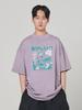 Akesi Godzilla Pigment Short Sleeve T-Shirt Purple