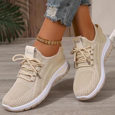 Damenschuhe Slip-on Sneaker Freizeit Atmungsaktive Schuhe Mesh Schuhe für Frühling und Sommer