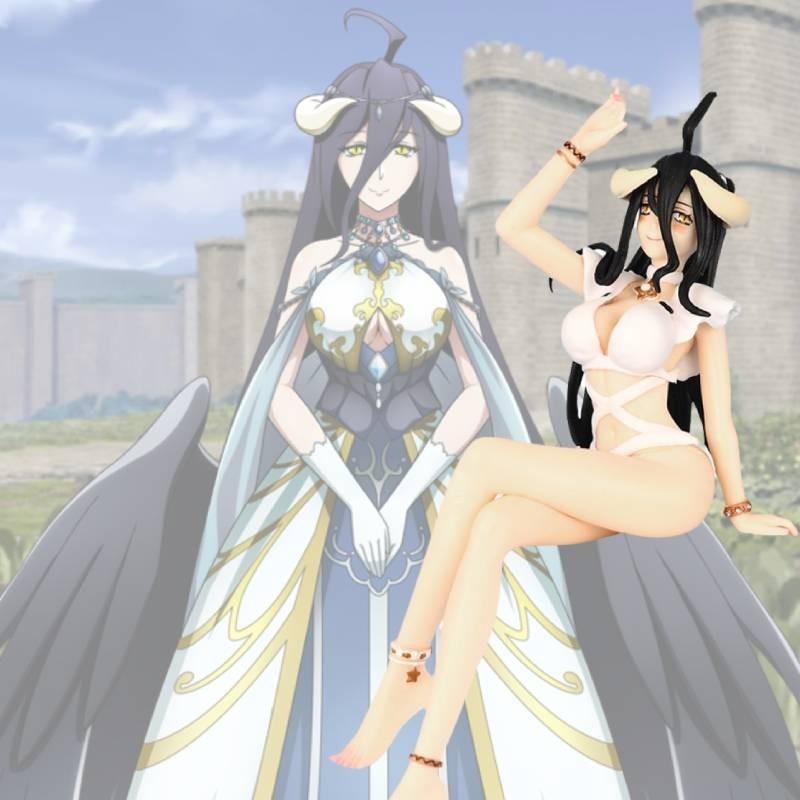 Albedo Figurine Overlord Ornament Collection Model Toy Fans Gift Garnish Pvc