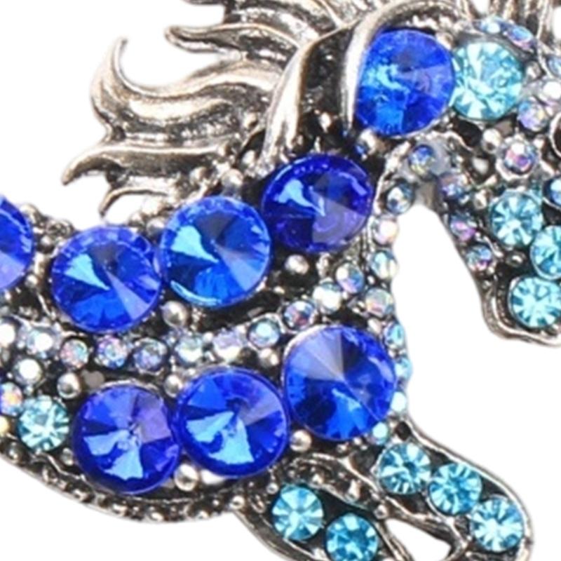 Unicorns Brooch Sturdy Metal Artistics Crafted Accessory for Fashionable Wardrobe Enhancement