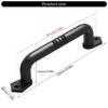 Commercial Residential Vintage Carbon Steel Door Handle Rustproof Construction Quick East Setups Assembly Daily Use