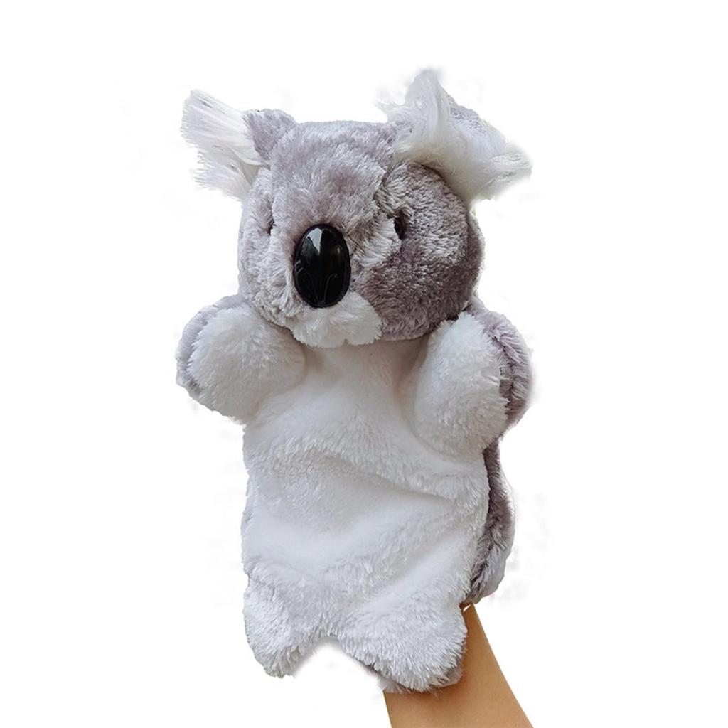 Xihagnz Hand Puppets, Plush Animals with Moving Mouths, Perfect for Puppet Shows, Ventriloquism, and Hand Dancing, Cute Educational Fairy Tales,
