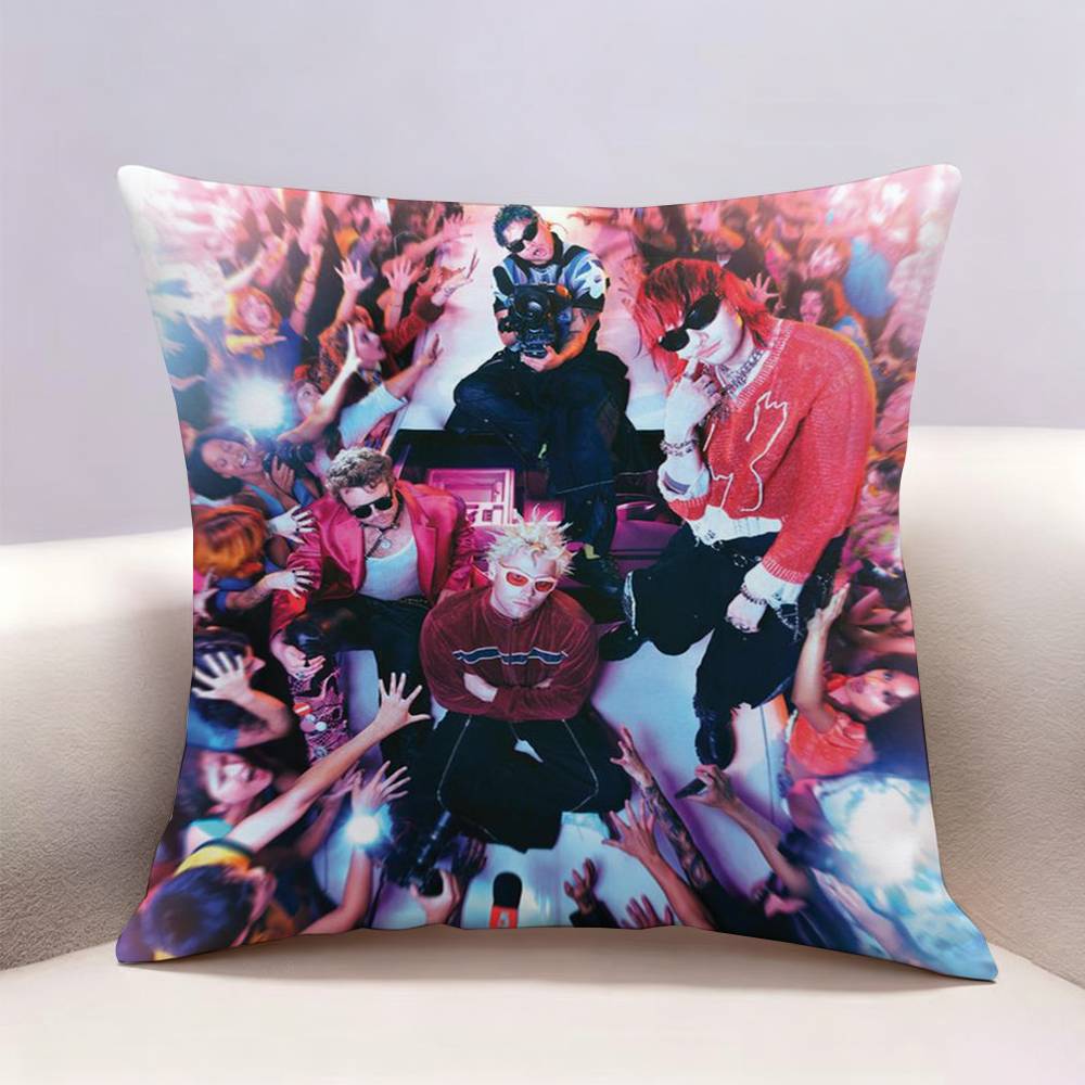 SOS SSeconds of Summer Doublesided print Pillow Case for Sofa Living Room Home office Decor Protective Cover