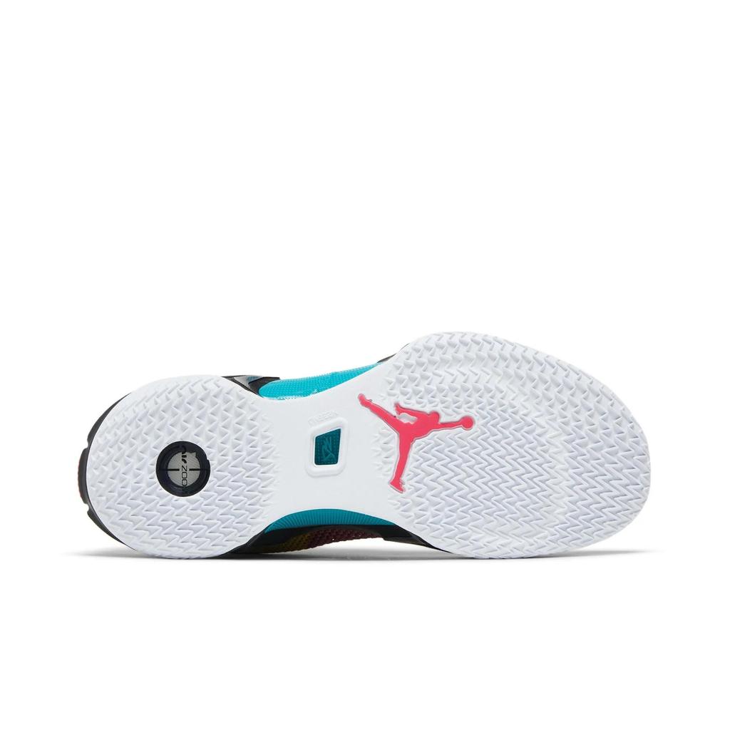 Air Jordan 36 Grade School 'Black Multi-Color' (Unisex) Black / Washed Teal / Vivid Sulfur / Rush Pink Kids' Basketball Shoes DA9054 063