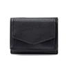 VITAFELICE Leather Mini Wallet Women's Tri-fold (bsrw-201ns) (Black)