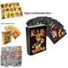 Unique Trading Cards Set With Golden Foil Design For Kids Birthday Gifts