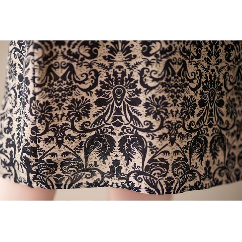 Summer Retro Loose Women's Mid Length Dress