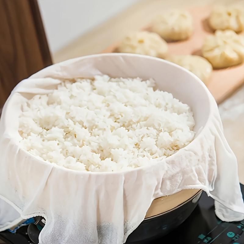 10PC Cotton Steamer Cloth Square Filter Cloth High Density Curd Soybean Milk Cloth Kitchen Filter Residue Gauze Insulation Cover