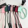 Large Hole Solid Color Long Lanyard Dopamine Suitable for Samsung 26ultra Mobile Phone Case S25 All-inclusive Anti-drop S24 Soft 23