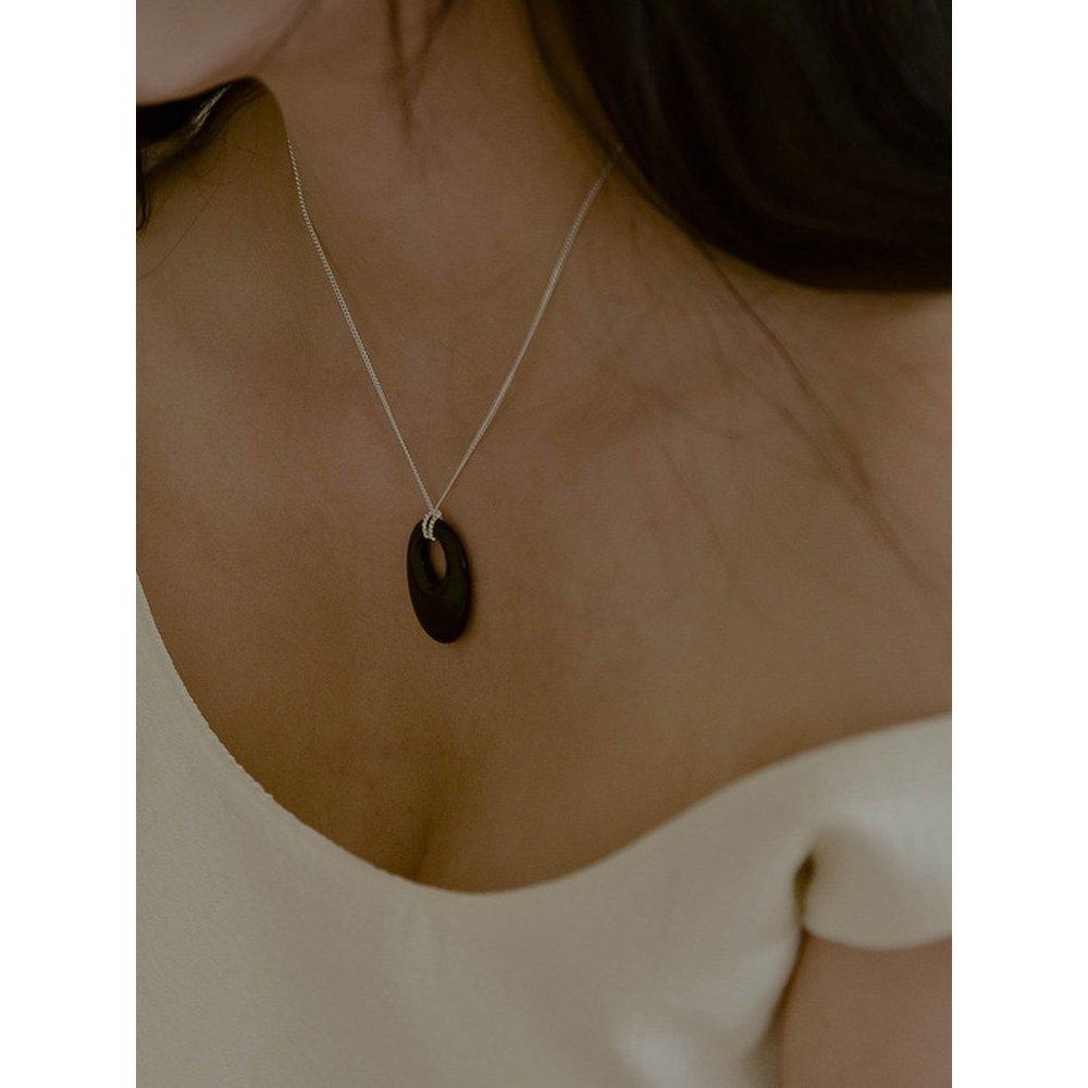 Oval Onyx Chain_Sn225