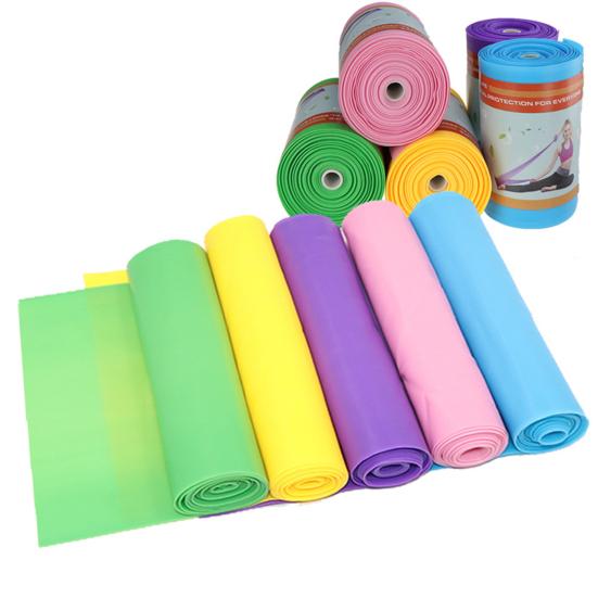 1 Roll 1.8m Yoga Tension Belt Flexible High Elasticity Cuttable  Body-shaping Women Yoga Exercise Workout Straps Fitness Use