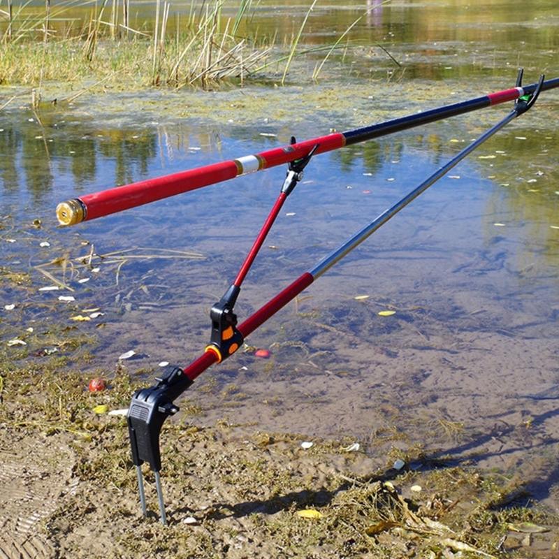 Heavy Type Stainless Steel Fishing Rod Ground Spikes Anchors for Secure Outdoor Angling Support In Lake River