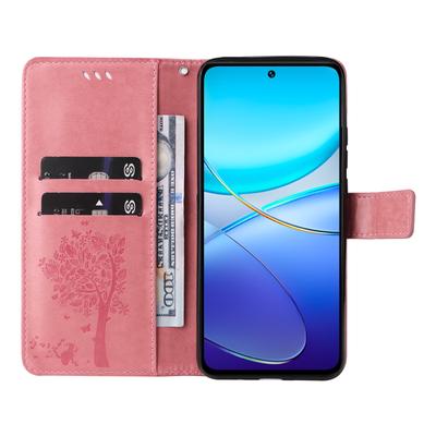 For Vivo V40 SE 5G/Y100 5G (Indonesia)/Y200e 5G/V30 Lite 5G (India) Case Leather Phone Wallet Cover