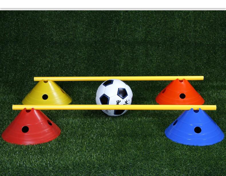 Square Hurdle and Cone Set: Multi-Sport Training Equipment with Marker Poles