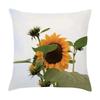 Luxury Home Decor Pillow Cover Living Room Sofa Cushion Cover Oil Painting Sunflower Photo Pattern Cushion Cover