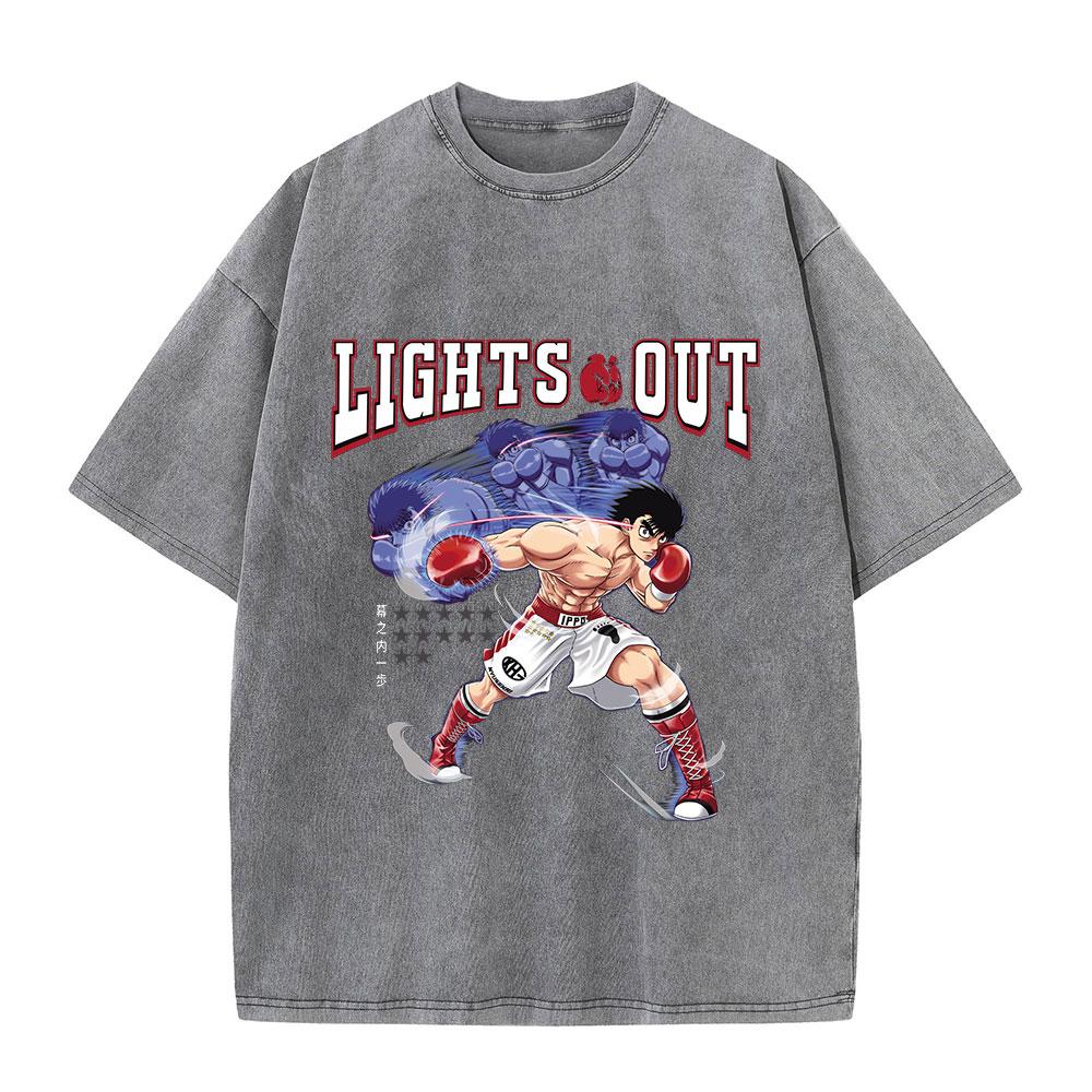 T-shirt Anime Lavate Retro Punk Gotico Y2K Stampa IPPO T-shirt Harajuku Casual Cotone Vintage Manica Corta Top Tee