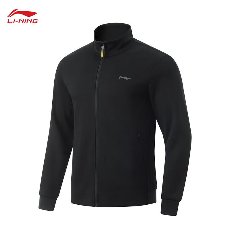 LI-NING Men's Stand Collar Zip-Up Jacket AWDU173