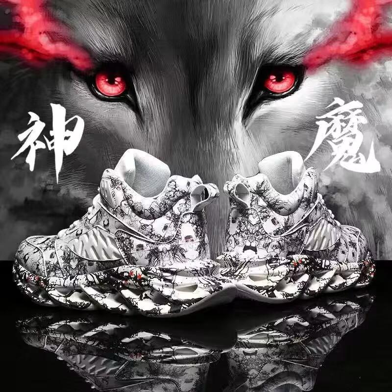 

Winter warm leisure sports large size trendy shoes new mandarin duck shoes heightened soft sole basketball J 36