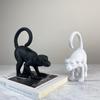 Milan Monkey Black and White Monkey Ornaments Crafts Creative Home Living Room Decorations Animal Monkey Ornaments