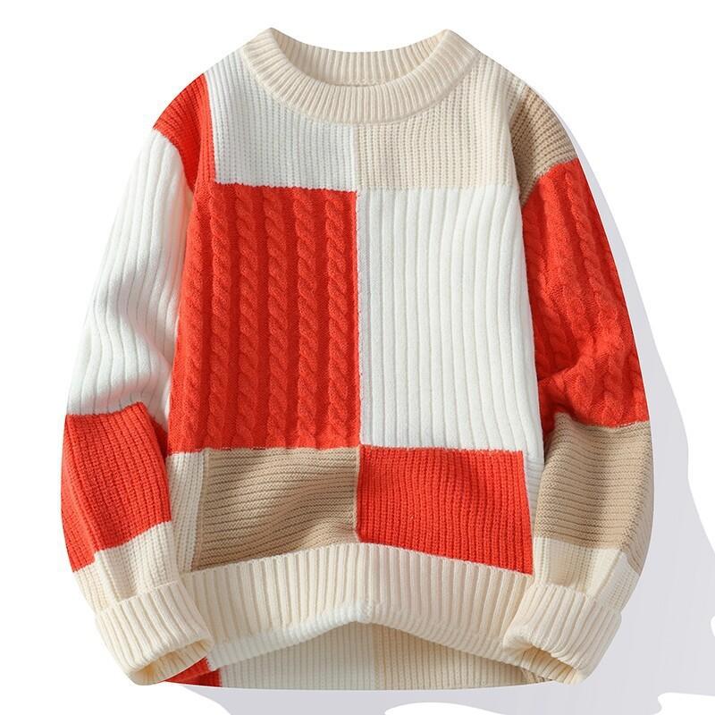 Hot Sale, Popular, New Casual Crew Neck Sweater In Autumn and Winter, Bottom Knitted Sweater, Large Size Loose Sweater.