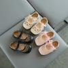 Petites Chaussures en Cuir pour Filles Printemps Nouvelles Chaussures pour Enfants Semelle Souple Antidérapante Chaussure pour Fille Nœud Papillon Chaussure Simple pour Fille Chaussures de Princesse