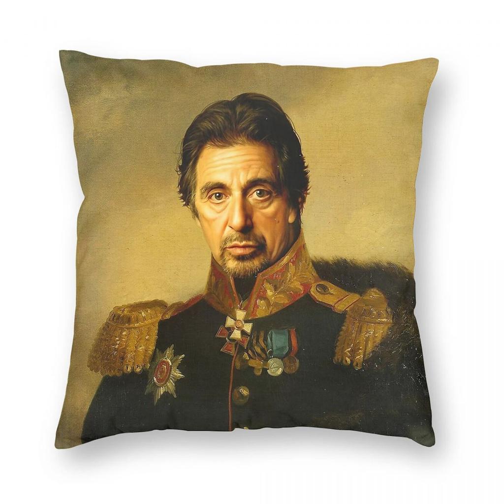 Al Pacino Replaceface Square Pillowcase Polyester Linen Velvet Creative Zip Decor Throw Pillow Case Car Cushion Case x