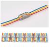 10 Stück PCT33 Schnellverdrahtungsverbinder 3in 3out Elektrischer Kabel-Andockanschluss Bunt